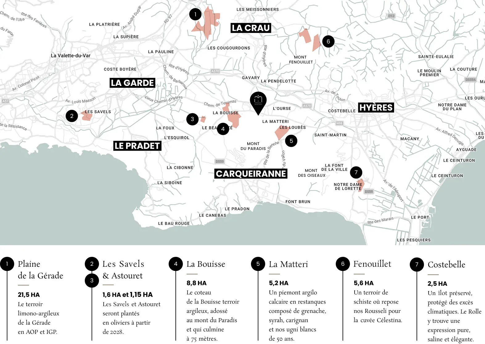 Le Domaine Matteri et ses terroirs de Provence
